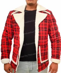 Deadpool Red Shearling Jacket