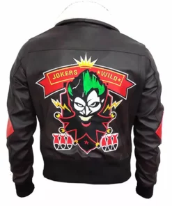 Harley Quinn Bombshell Bomber Leather Jacket
